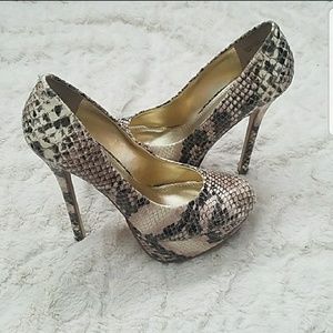 Bakers Snakeskin Heels.